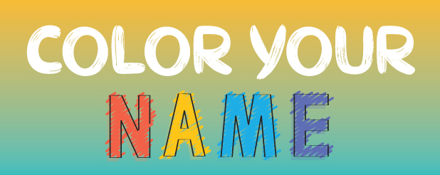 Color Your Name